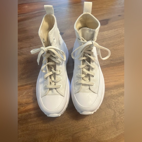 Converse Off-White High-Top Sneakers - Picture 1 of 5